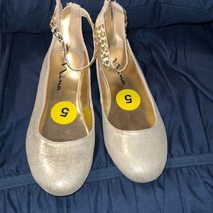 Shimmering Gold Flats 